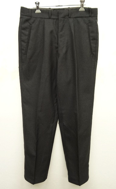 画像: ドイツ軍 プリーツ入り ウールトラウザーズ ドレスパンツ CHARCOAL (VINTAGE) 「Bottoms」 入荷しました。