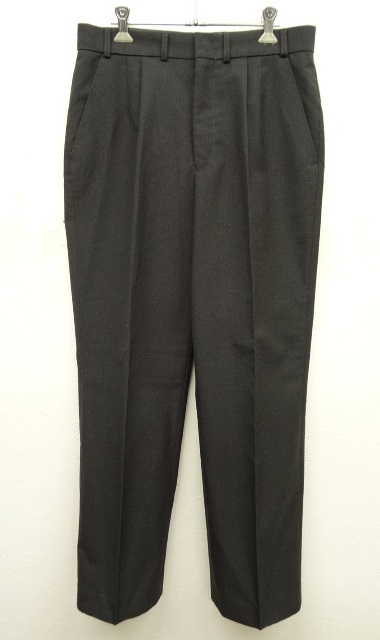 画像: ドイツ軍 プリーツ入り ウールトラウザーズ ドレスパンツ CHARCOAL (VINTAGE) 「Bottoms」 入荷しました。