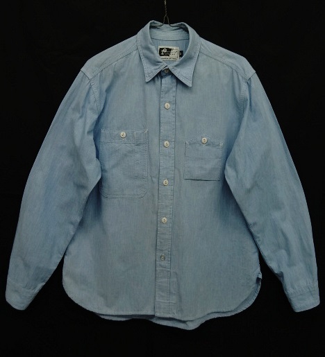 画像: Engineered Garments マチ付き シャンブレー ワークシャツ USA製 (USED) 「L/S Shirt」 入荷しました。