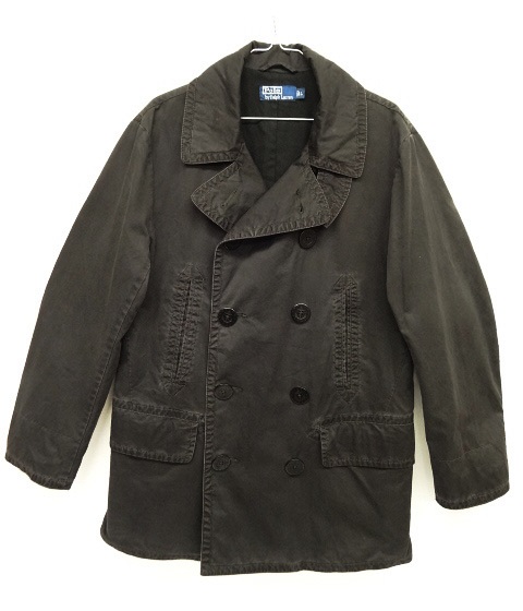 画像: 90'S RALPH LAUREN 10ボタン Pコート ブラック (VINTAGE) 「Jacket」 入荷しました。