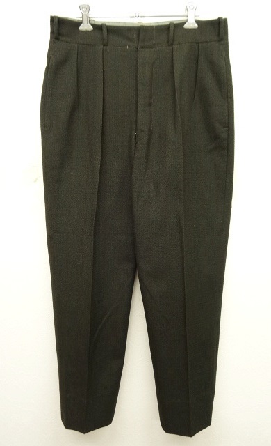 画像: 50'S UNKNOWN プリーツ入り スラックス ボタンフライ (VINTAGE) 「Bottoms」 入荷しました。
