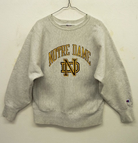 画像: 90'S CHAMPION 刺繍タグ リバースウィーブ グレー USA製 (VINTAGE) 「Sweat Shirt」 入荷しました。