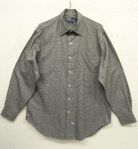 画像: 90'S RALPH LAUREN 長袖シャツ グレンチェック (VINTAGE) 「L/S Shirt」 入荷しました。