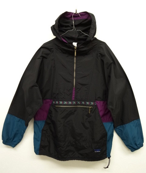画像: 80'S LL Bean チロリアンテープ ナイロン アノラックパーカー ブラック USA製 (VINTAGE) 「Jacket」 入荷しました。