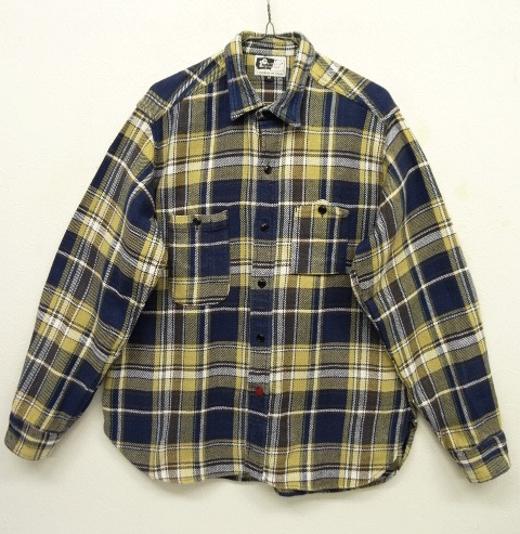 画像: Engineered Garments マチ付き フランネル ワークシャツ USA製 (USED) 「L/S Shirt」 入荷しました。