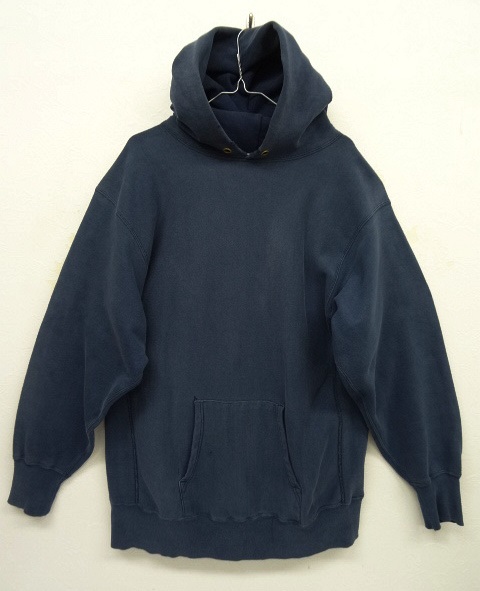 古着 80s USA製 LANDS' END × Champion Reverse Weave 目なし