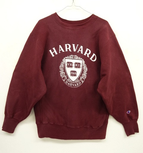 画像: 90'S CHAMPION 刺繍タグ リバースウィーブ バーガンディ USA製 (VINTAGE) 「Sweat Shirt」 入荷しました。