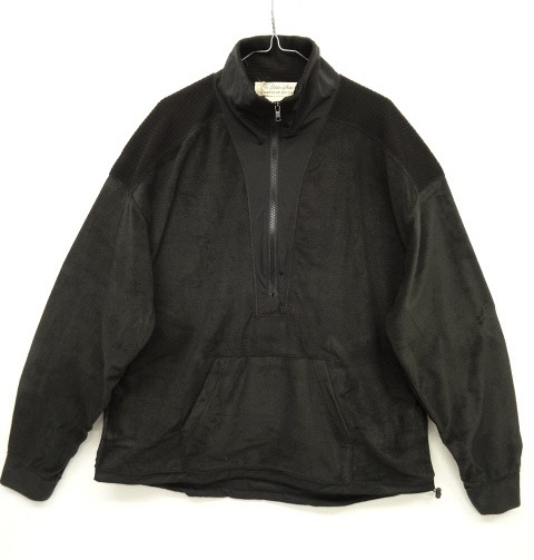 画像: Remi Relief フリース x ナイロン ハーフジップ BLACK (NEW) 「Sweat Shirt」 入荷しました。