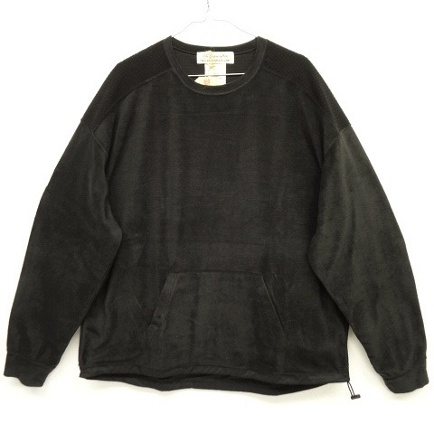 画像: Remi Relief フリース x ナイロン クルーネック BLACK (NEW) 「Sweat Shirt」 入荷しました。