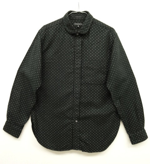 画像: Engineered Garments フランネル ラウンドカラーシャツ ポルカドット USA製 (USED) 「L/S Shirt」 入荷しました。