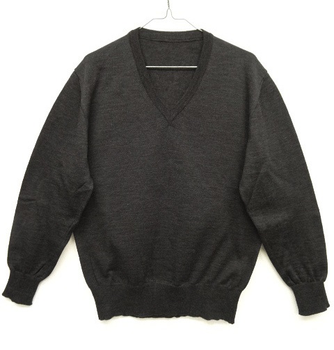 画像: イタリア軍 Vネック セーター チャコール (DEADSTOCK) 「Knit」 入荷しました。