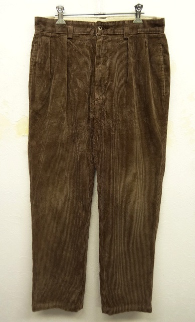 画像: 90'S RALPH LAUREN ツープリーツ 太畝 コーデュロイパンツ BROWN (VINTAGE) 「Bottoms」 入荷しました。
