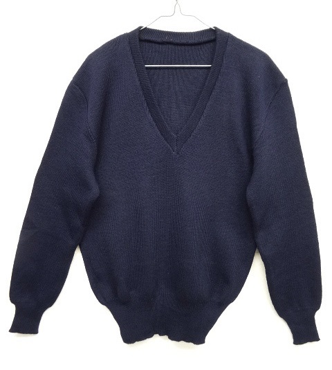 画像: イタリア軍 Vネック セーター ネイビー (DEADSTOCK) 「Knit」 入荷しました。