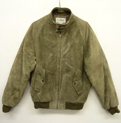 画像: 80'S LL Bean THINSULATE中綿入り レザー ドリズラージャケット オリーブ USA製 (VINTAGE) 「Jacket」 入荷しました。