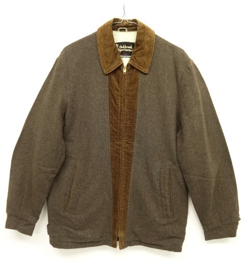 画像: 60'S SEARS "OAKBROOK SPORTSWEAR" ウール/コーデュロイ カーコート (VINTAGE) 「Jacket」 入荷しました。