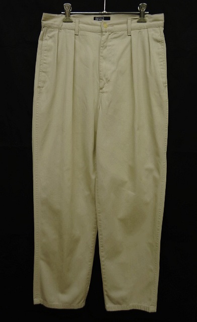 画像: 90'S RALPH LAUREN ツープリーツ チノパンツ OFF WHITE USA製 (VINTAGE) 「Bottoms」 入荷しました。