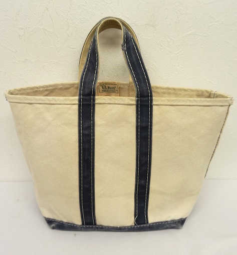 画像: 80'S LL Bean 2色タグ 耳付き キャンバス トートバッグ ネイビー USA製 (VINTAGE) 「Bag」 入荷しました。