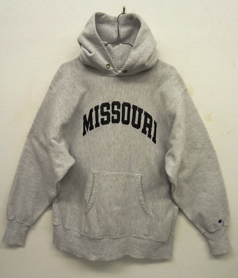 画像: 90'S CHAMPION 刺繍タグ リバースウィーブ パーカー ヘザーグレー USA製 (VINTAGE) 「Parka」 入荷しました。