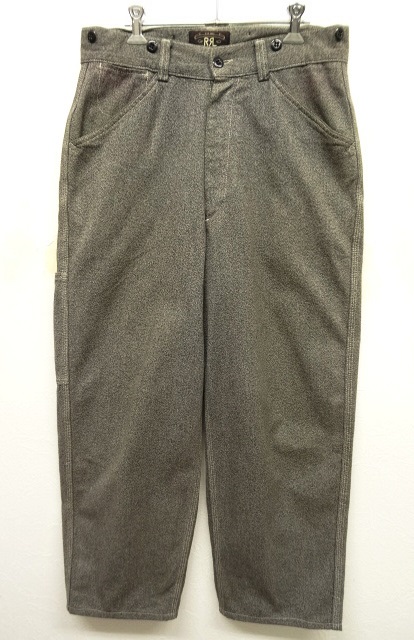 画像: 90'S RRL 初期 三ツ星タグ シンチバック ワークパンツ ブラックシャンブレー USA製 (VINTAGE) 「Bottoms」 入荷しました。