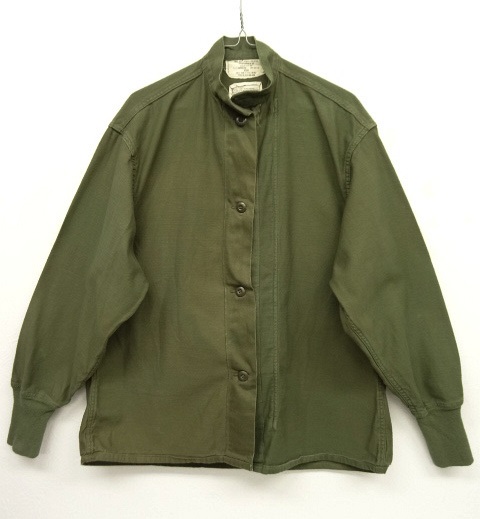 画像: 70'S アメリカ軍 US ARMY LINER SHIRT OG107 袖リブ付き スタンドカラーシャツ (VINTAGE) 「L/S Shirt」 入荷しました。