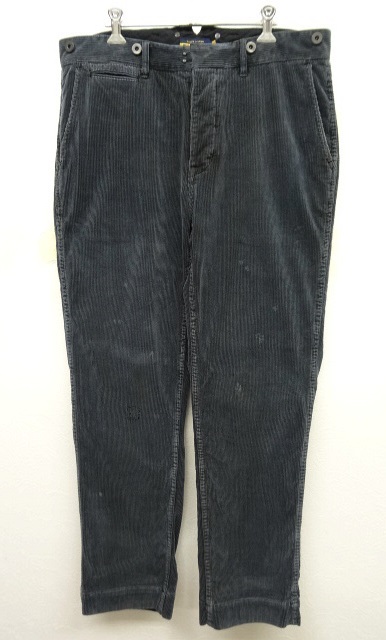 画像: RUGBY リペア加工 シンチバック 太畝 コーデュロイパンツ NAVY (USED) 「Bottoms」 入荷しました。
