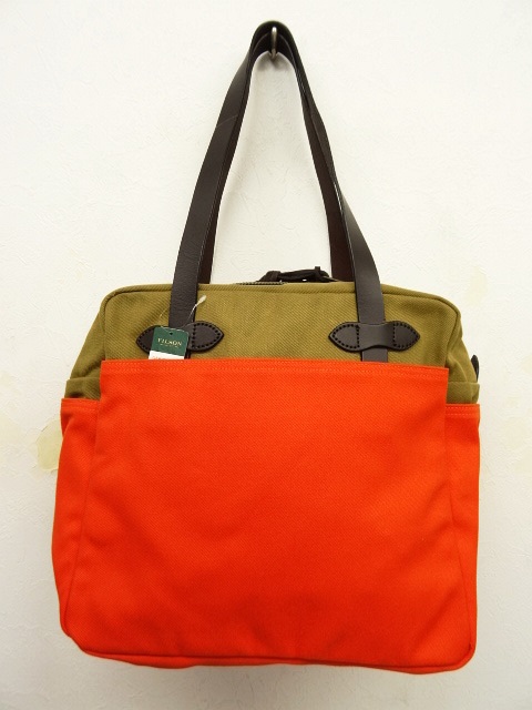 画像: 廃盤カラー FILSON "RUGGED TWILL TOTE BAG WITH ZIPPER" トートバッグ USA製 (DEADSTOCK) 「Bag」 入荷しました。