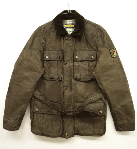 画像: RUGBY ワッペン付き ワックスコットン ライダースジャケット (USED) 「Jacket」 入荷しました。