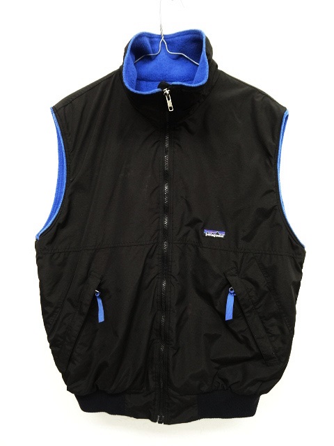 画像: 90'S PATAGONIA シェルドシンチラベスト ブラック/ブルー (VINTAGE) 「No Sleeve」 入荷しました。