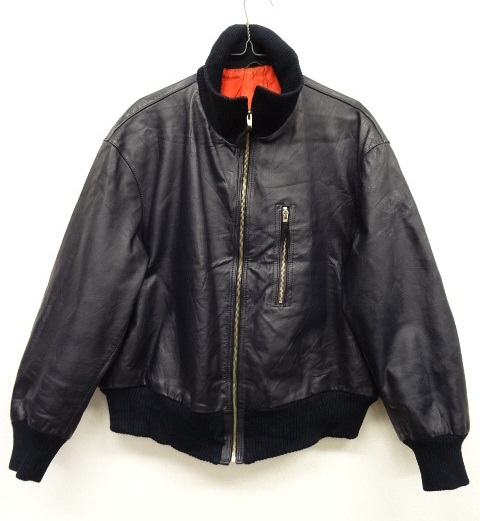 画像: 80'S ドイツ軍 レザー フライトジャケット DK NAVY (VINTAGE) 「Jacket」 入荷しました。