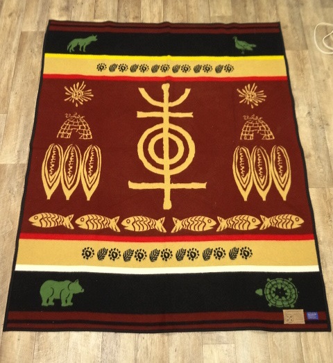 画像: PENDLETON ウールブランケット ラージサイズ 200cm x 165cm (VINTAGE) 「Antique Goods」 入荷しました。