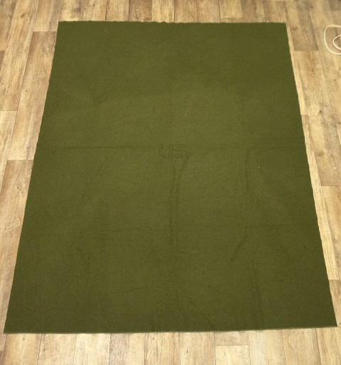 画像: 60'S US ARMY ステンシル入り ウールブランケット 201cm x 163cm (VINTAGE) 「Antique Goods」 入荷しました。