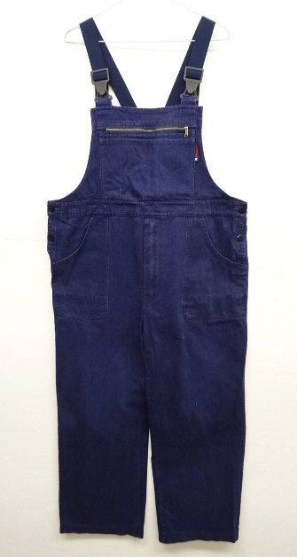 画像: ユーロ ワーク HBT ヘリンボーンツイル オーバーオール ブルー (VINTAGE) 「Bottoms」 入荷しました。