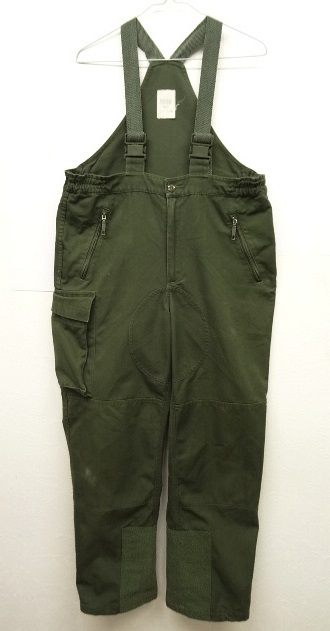 画像: フランス軍 カーゴポケット付き オーバーオール オリーブ 84M (VINTAGE) 「Bottoms」 入荷しました。