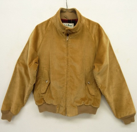 画像: 80'S LL Bean 太畝コーデュロイ ドリズラージャケット タン USA製 (VINTAGE) 「Jacket」 入荷しました。