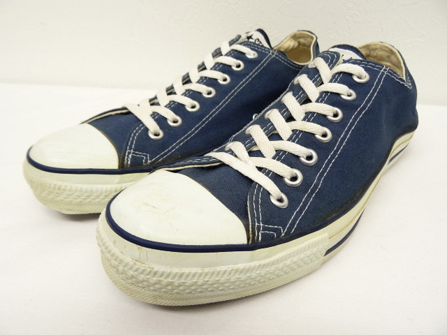 画像: 90'S CONVERSE "ALL STAR LO" キャンバススニーカー NAVY USA製 (VINTAGE) 「Shoes」 入荷しました。