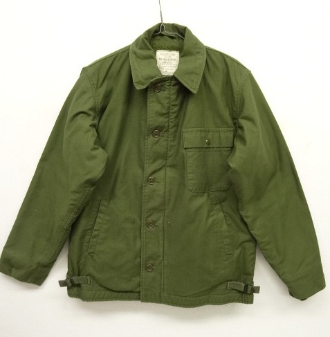 画像: 80'S アメリカ軍 US NAVY "A-2" バックステンシル入り デッキジャケット (VINTAGE) 「Jacket」 入荷しました。