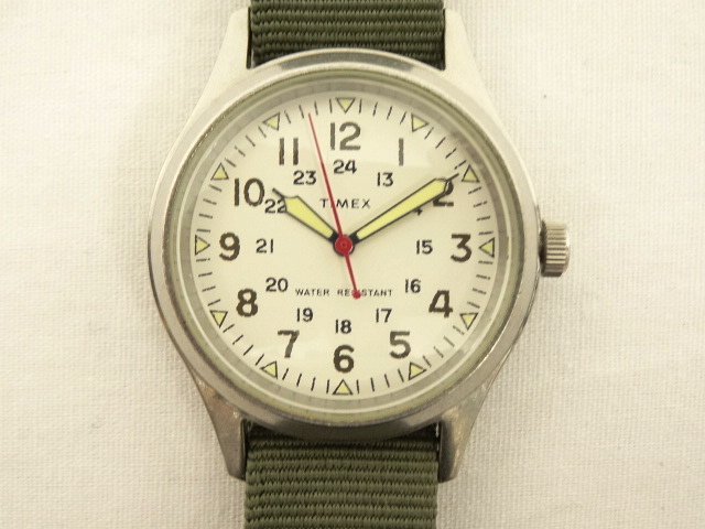 画像: J.CREW x TIMEX フィールドウォッチ ミリタリーグリーン (USED) 「Accessorie」 入荷しました。