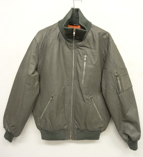 画像: 80'S ドイツ軍 レザー フライトジャケット GREY (VINTAGE) 「Jacket」 入荷しました。