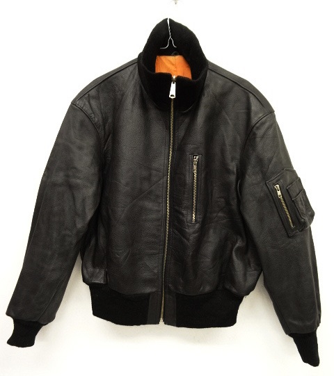 画像: 80'S ドイツ軍 レザー フライトジャケット BLACK (VINTAGE) 「Jacket」 入荷しました。