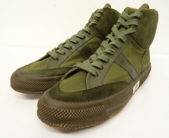 画像: イタリア軍 キャンバス/レザー トレーニングシューズ OLIVE (DEADSTOCK) 「Shoes」 入荷しました。
