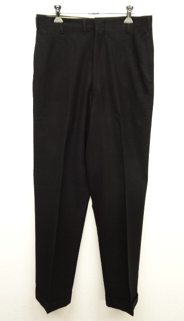 画像: 60'S UNKNOWN "TALONジップ" ウール トラウザーズ BLACK (VINTAGE) 「Bottoms」 入荷しました。