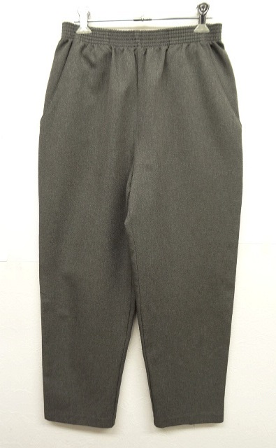画像: ウエストゴム入り スラックス イージーパンツ GREY USA製 (USED) 「Bottoms」 入荷しました。