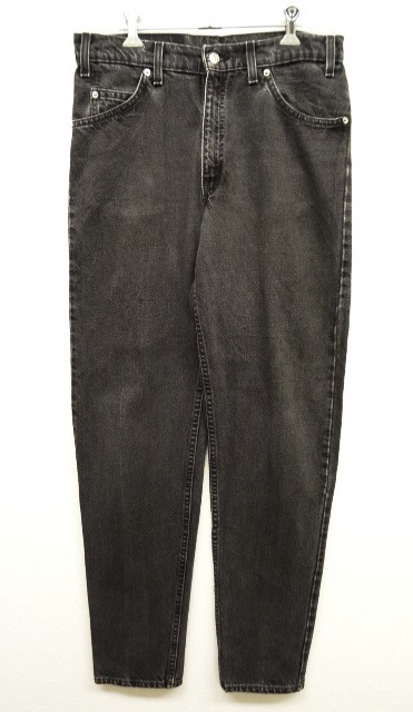 画像: 90'S LEVIS 550 テーパード デニム BLACK USA製 W33L34 (VINTAGE) 「Bottoms」 入荷しました。