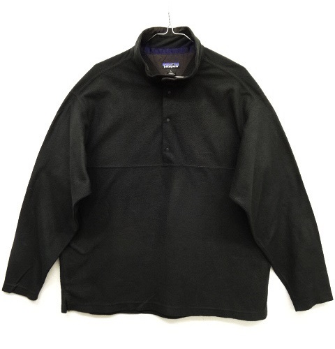 画像: 90'S PATAGONIA プルオーバー フリース ブラック USA製 (VINTAGE) 「Sweat Shirt」 入荷しました。