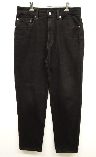 画像: 90'S LEVIS 550 テーパード デニム BLACK USA製 W34L32 (VINTAGE) 「Bottoms」 入荷しました。