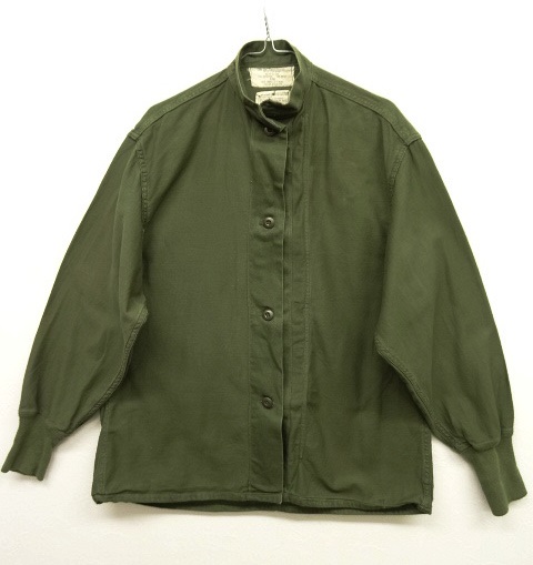画像: 70'S アメリカ軍 US ARMY LINER SHIRT OG107 袖リブ付き スタンドカラーシャツ (VINTAGE) 「L/S Shirt」 入荷しました。
