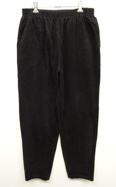 画像: ウエストゴム入り 細畝コーデュロイ イージーパンツ BLACK (USED) 「Bottoms」 入荷しました。