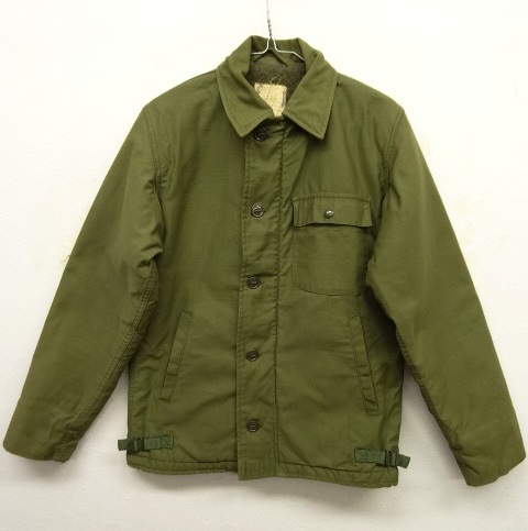 画像: 60'S アメリカ軍 US NAVY "A-2" バックステンシル入り デッキジャケット S (VINTAGE) 「Jacket」 入荷しました。