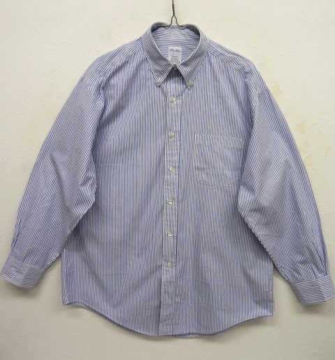 画像: BROOKS BROTHERS BDシャツ ブルー/ホワイト ストライプ USA製 (VINTAGE) 「L/S Shirt」 入荷しました。