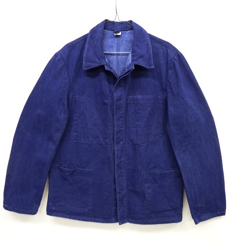 画像: ユーロワーク デニム ワークジャケット インディゴ (VINTAGE) 「Jacket」 入荷しました。